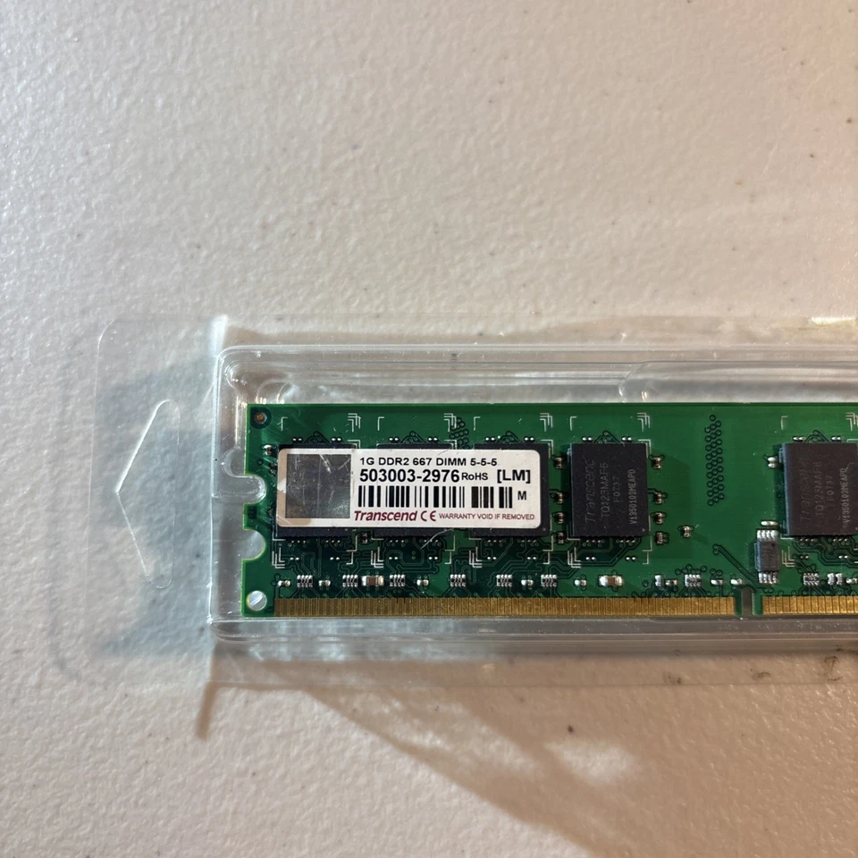 Transcend 503003-2976 1GB DDR2 667 DIMM 240PIN RAM MEMORY - Image 3 of 3