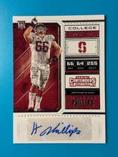 2018 Contenders Draft Harrison Phillips RC AUTO #246 Stanford Buffalo Bills 🔥🔥