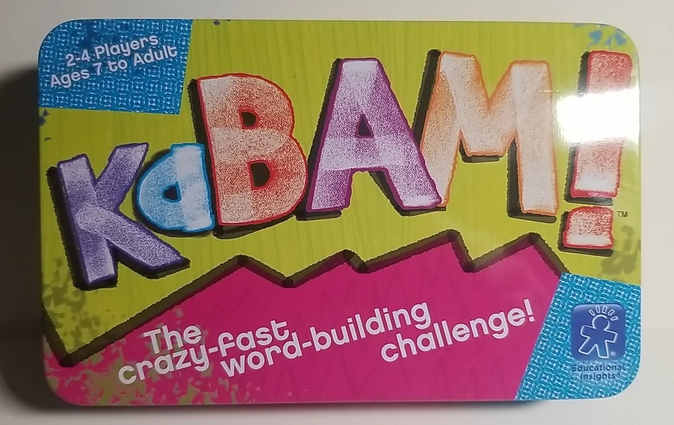 Kabam The Crazy Fast Word-Building Challenge *NEW SEALED* Educational Card Game - Image 2 of 4