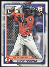 German Ramirez 2024 Bowman: Prospects #BP-93 Houston Astros