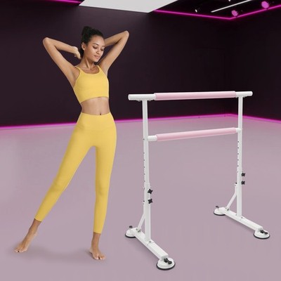 40'' Adjustable Ballet Bar Dance Bar Freestanding Ballet Barres For Dance Studios
