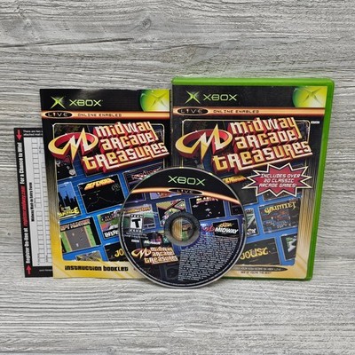 Midway Arcade Treasures Original Xbox Complete CIB Tested Working