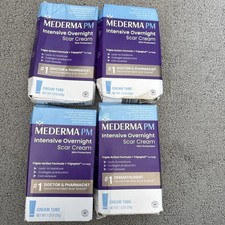 4 Mederma PM Intensive Overnight Scar Cream Exp 2028 New,Sealed Fast Ship