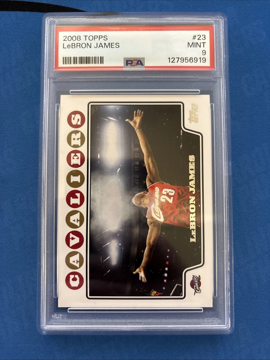 Topps LeBron James 9 Graded Basketball Sports Trading Cards