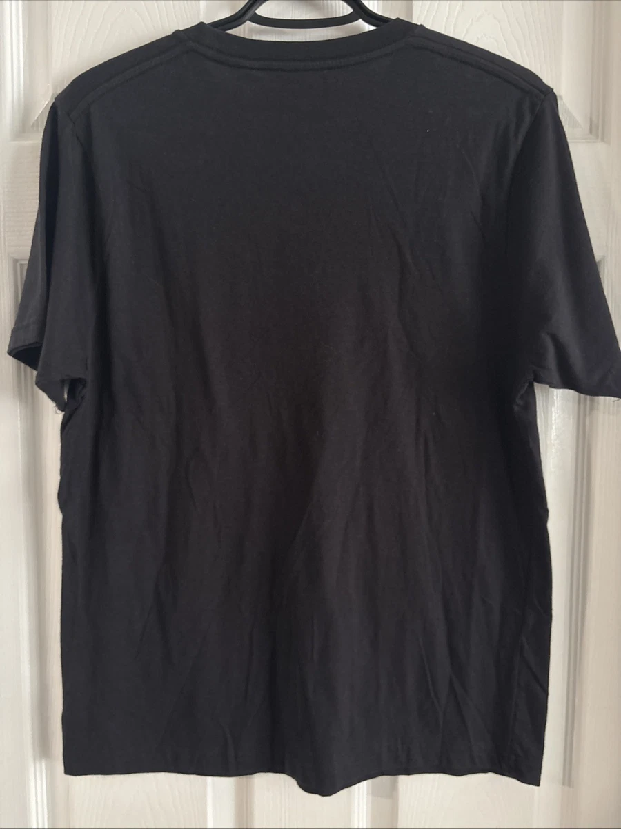 NUEVO CON ETIQUETAS Hombre GUESS JEANS Siniestro Negro y Azul Camiseta Camisa, S NUEVO