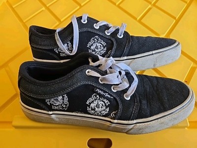 Maui and Sons Sz 9 Shoes  Canvas Skull Born in Maui Raised in Cali