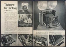 Kalart Press Camera Electric Brain 1948 pictorial  This Camera Can't Go Wrong  