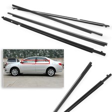 For 2009-2012 Toyota Corolla 4x Chrome Window Door Weatherstrip Mounding Trims For 2009-2012 Toyota Corolla 4x Chrome Window Door Weatherstrip Mounding Trims