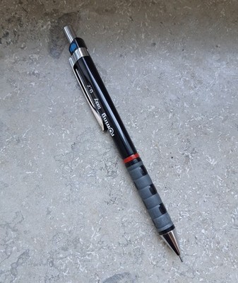Vintage rOtring Tikky 0.7 mm Mechanical Pencil   Black   Made in Germany  ...