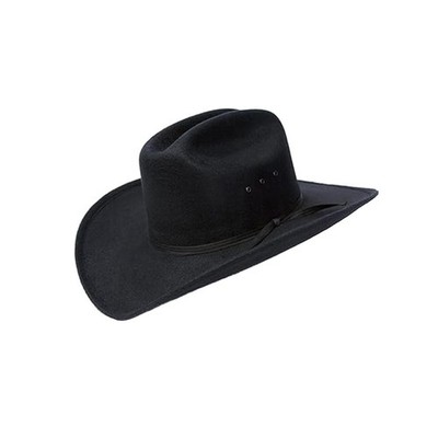 Western Express Felt Finish Cowboy Hat - Cattleman Style with Stylish Hat Ban...