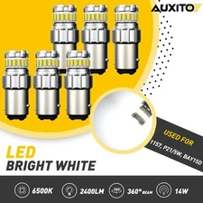 6pcs AUXITO LED 1157 2057 2357 DRL Parking Light Bulb Backup Tail Trun Signal US