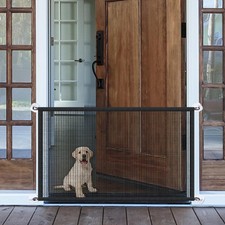 Mesh Dog Gates for Pets, Magic Pet Gate for The House, Portable Indoor Puppy ...