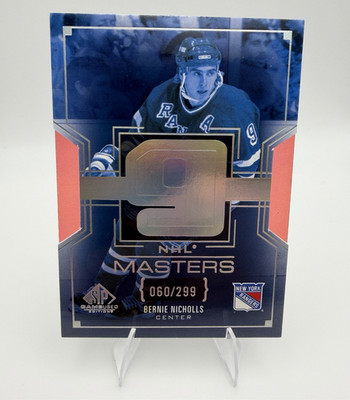 Upper Deck SP Game Used 2025-26 NHL Masters Greats Bernie Nicholls #NM-82 /299