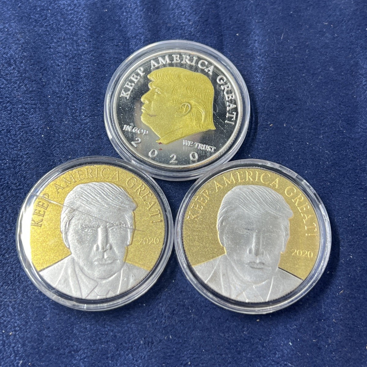 3) Donald Trump Commemorative Coins | LOT Z-414 | eBay