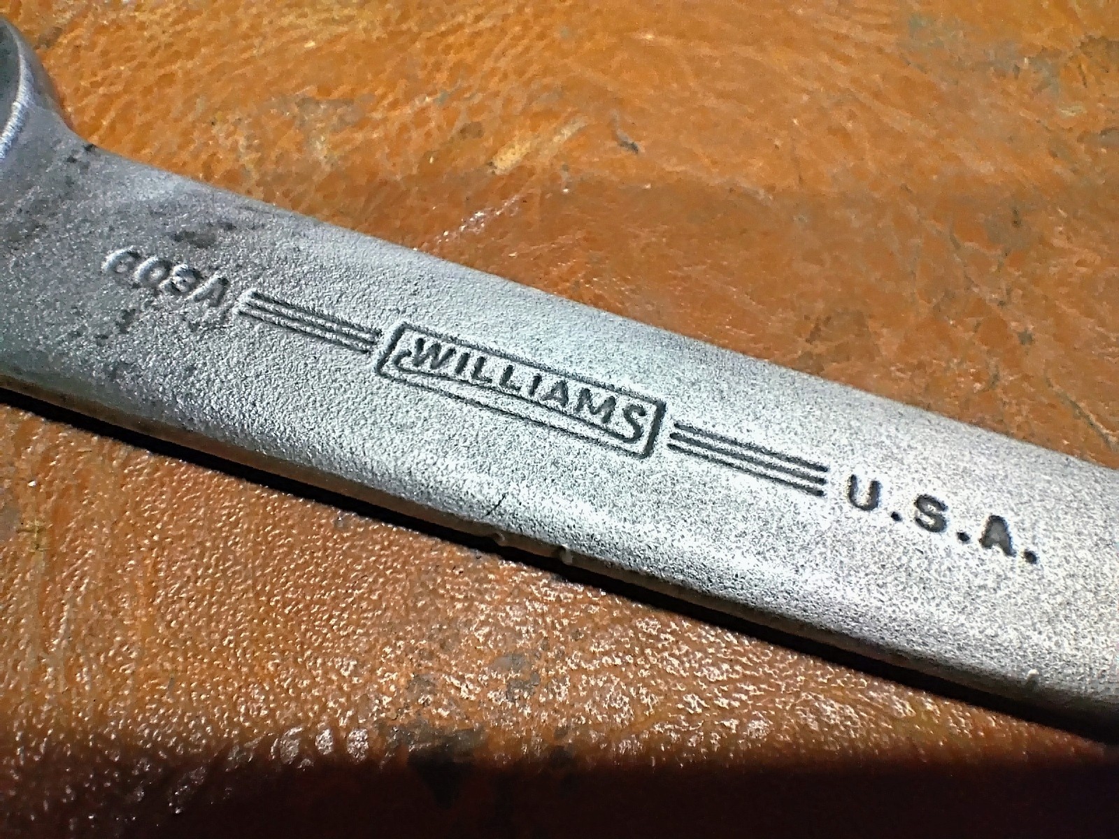 Vintage J.H. Williams Co. #603A Open End Wrench 5/8", clean, nice
