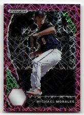 2021 Panini Prizm Draft Picks #PDP83 Michael Morales Pink Velocity Prizm