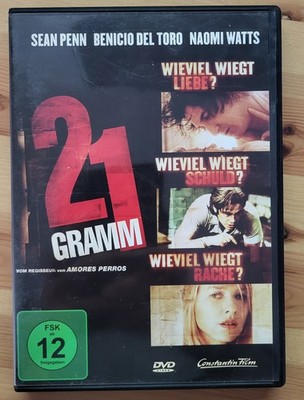 21 Gramm (DVD) Sean Penn Naomi Watts Benicio Del Toro