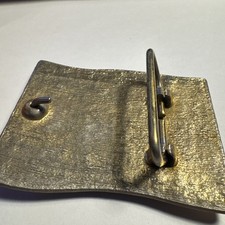 Vintage Embossed Spirit Of 76 Bicentennial Belt Buckle Rare Old Antique