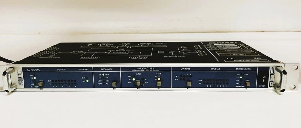 RME ADI-8 DS Mk III 24 Bit 192 kHz  8 Channel AD/DA Converter with AES PCIE card - Image 2 of 4