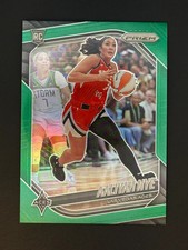 2025 Panini Prizm WNBA Aaliyah Nye Green Prizm #15 Las Vegas Aces Rookie Card