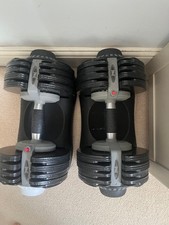 Everlast adjustable dumbbell pair 5 kg to 32.5kg - Rarely used 