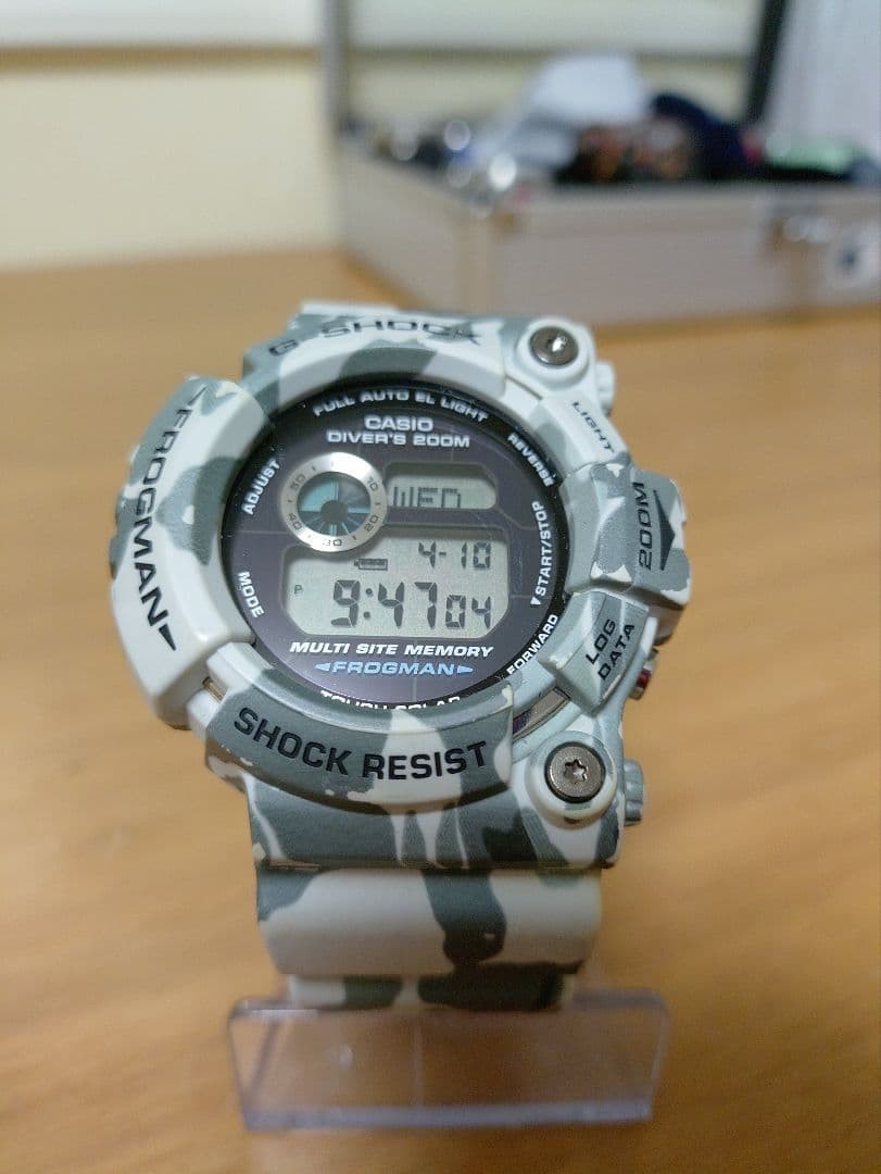 Casio G Shock Frogman GW-200CF Brazilian Camo Solar Titanium | eBay