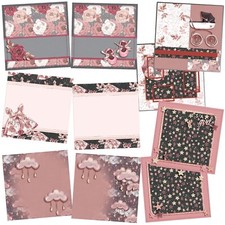 BABY GIRL ESSENTIALS NPM - Scrapbook Layout Set