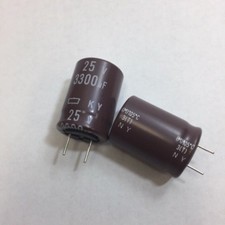 EKY-250ELL332MM25S UCC Electrolytic Capacitor 25v 3300uf 20 105c Lot of 5
