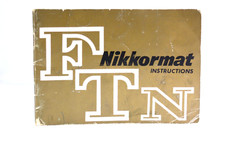 NIKON NIKKORMAT FTN CAMERA INSTRUCTION MANUAL 1967