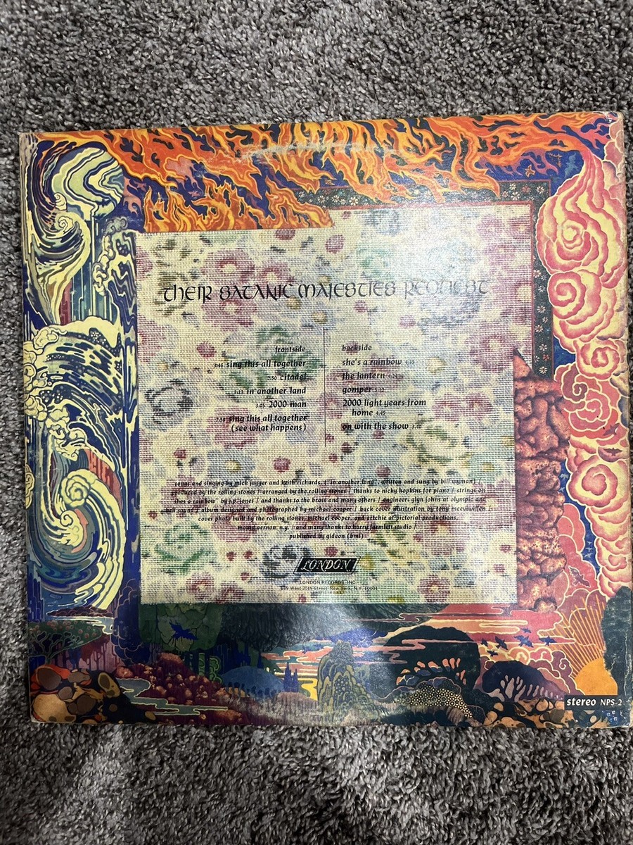 米LP Rolling Stones Their Satanic Majesties Request NPS2 LONDON /00400 Rolling Stones, Their Satanic Majesties Request,London NPS-2