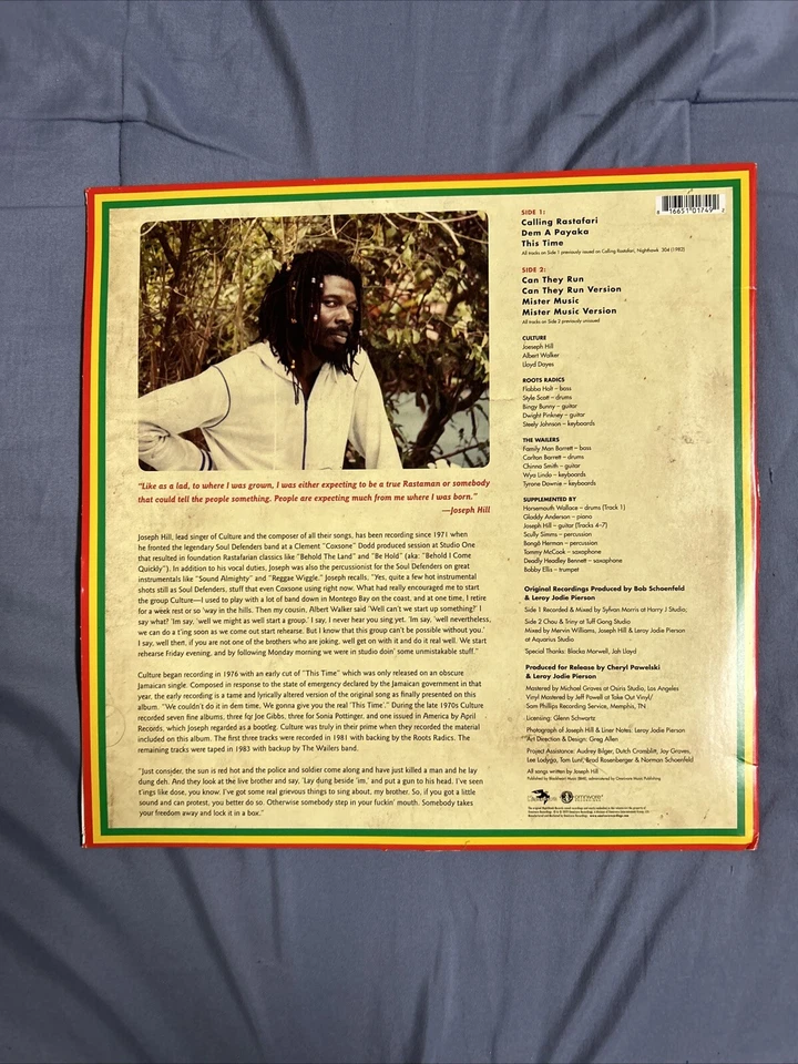 Culture The Nighthawk Recordings (Vinyl) Like New - Image 2 of 4