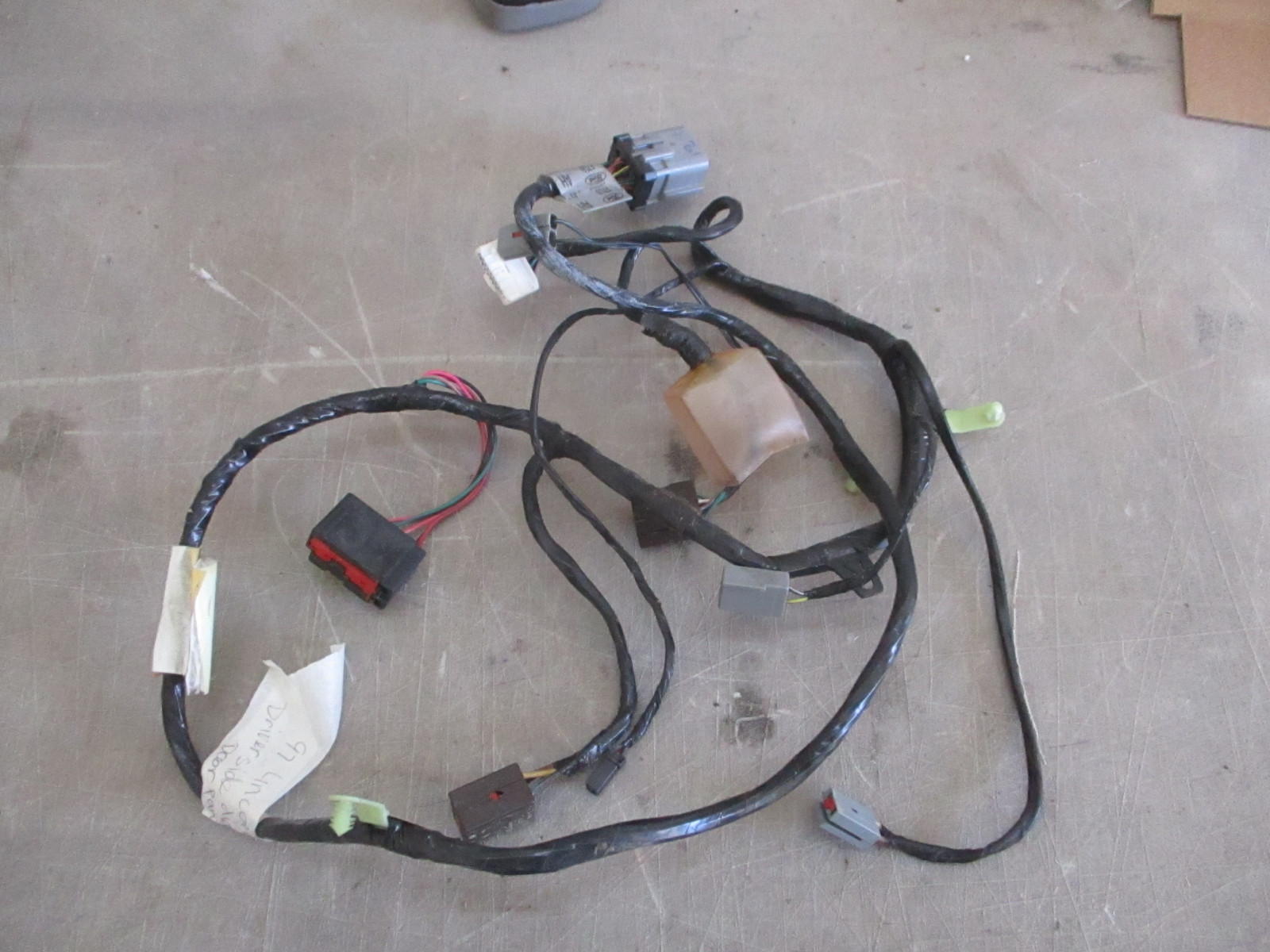 Driver Door Wire Harness Lincoln Mark VIII 97 98 eBay
