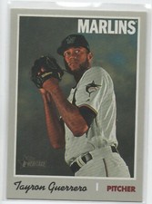 2019 Topps Heritage High Number #719 Tayron Guerrero MIAMI MARLINS SP 11