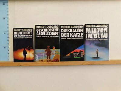 Robert Goddard 4 Bücher Romane Krimi Kriminalromane