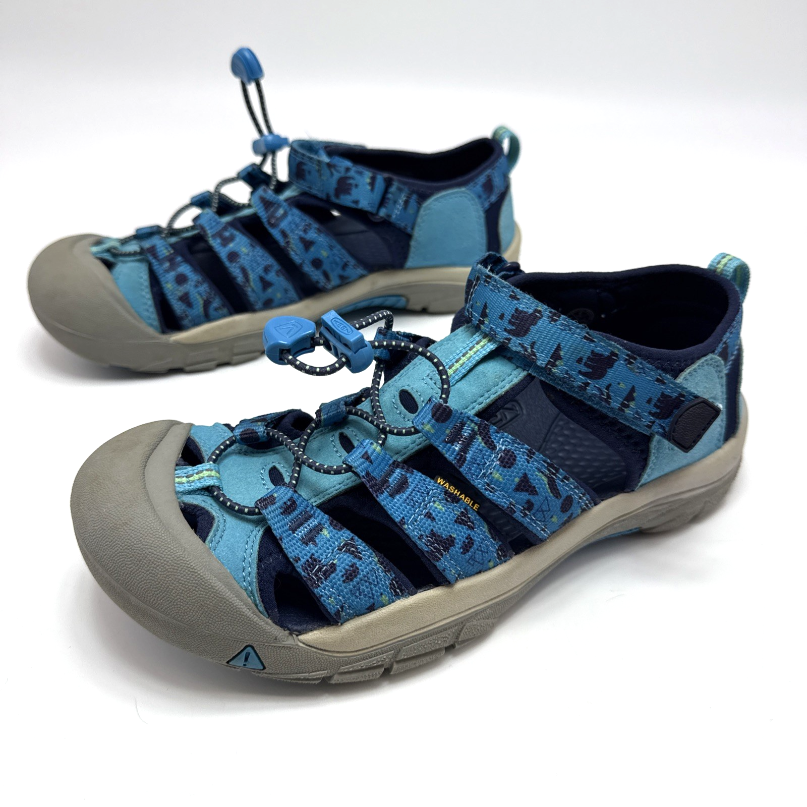 Keen Newport 2 sandali ragazza taglia 6 donna taglia 8 blu vivo