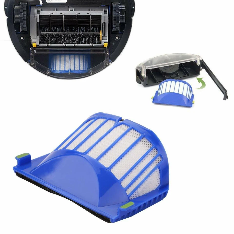 KIT RICAMBI FILTRI SPAZZOLE 3 BRACCIA PER IROBOT ROOMBA 615 616 620 621 625 630 - Immagine 4 di 4