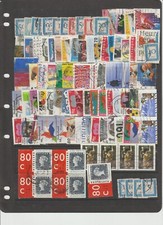 NEDERLAND STAMPS SELECTION 200+STAMPS-POSTAL-USED-MIXED COND-DOUBLES