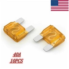 10 Pack 40A Large MAXI / APX Blade Fuse Assortment Auto Car Truck SUV AMP FUSES