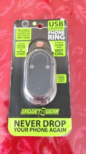 Gadget Gear Phone Ring Stand & USB Lighter - Picture 2 of 2