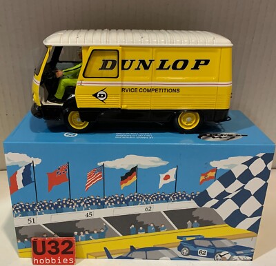 LEMANS MINIATURES 132092M Peugeot J7 Van Dunlop 1969 Statische Version