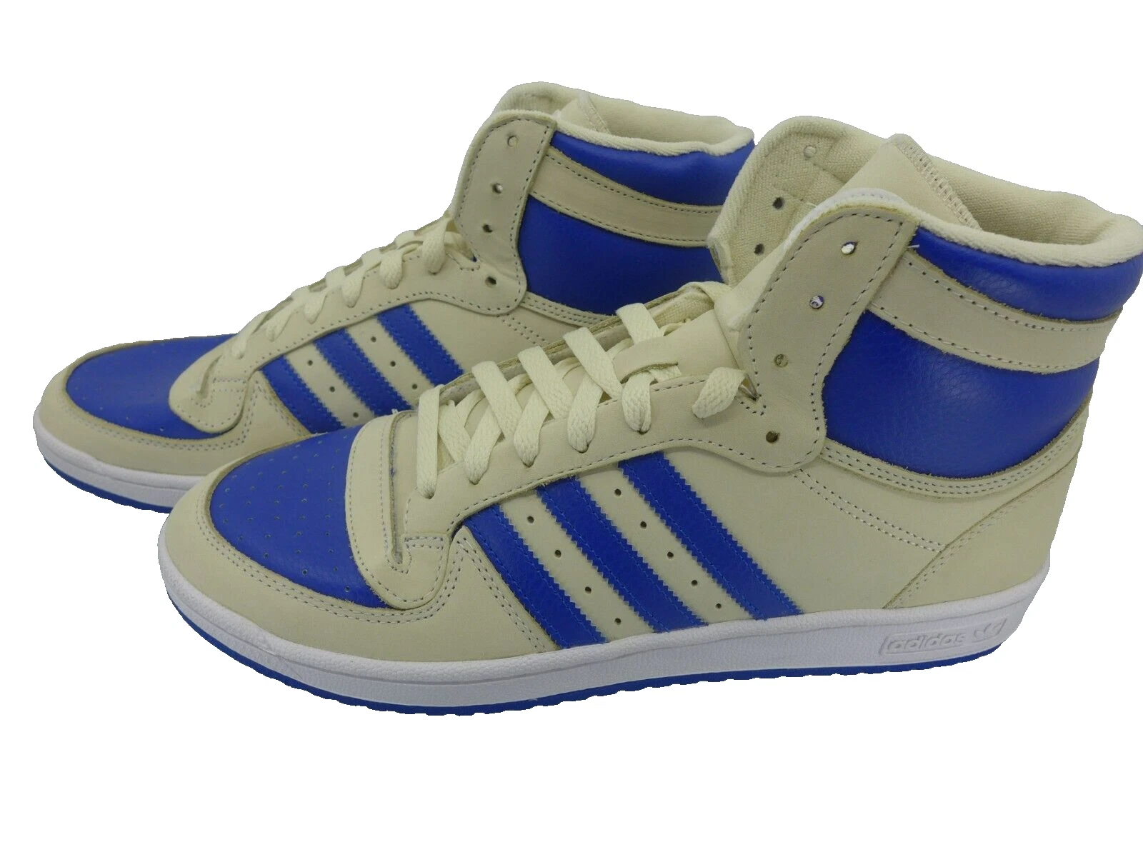 Adidas Top Ten RB Mens Cream White Royal Blue Athletic Shoes (choose size) New