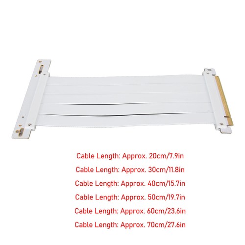 PCIE 4.0 X16 Riser Cable High Speed Flexible Extender Card Extension Port - Afbeelding 10 van 12