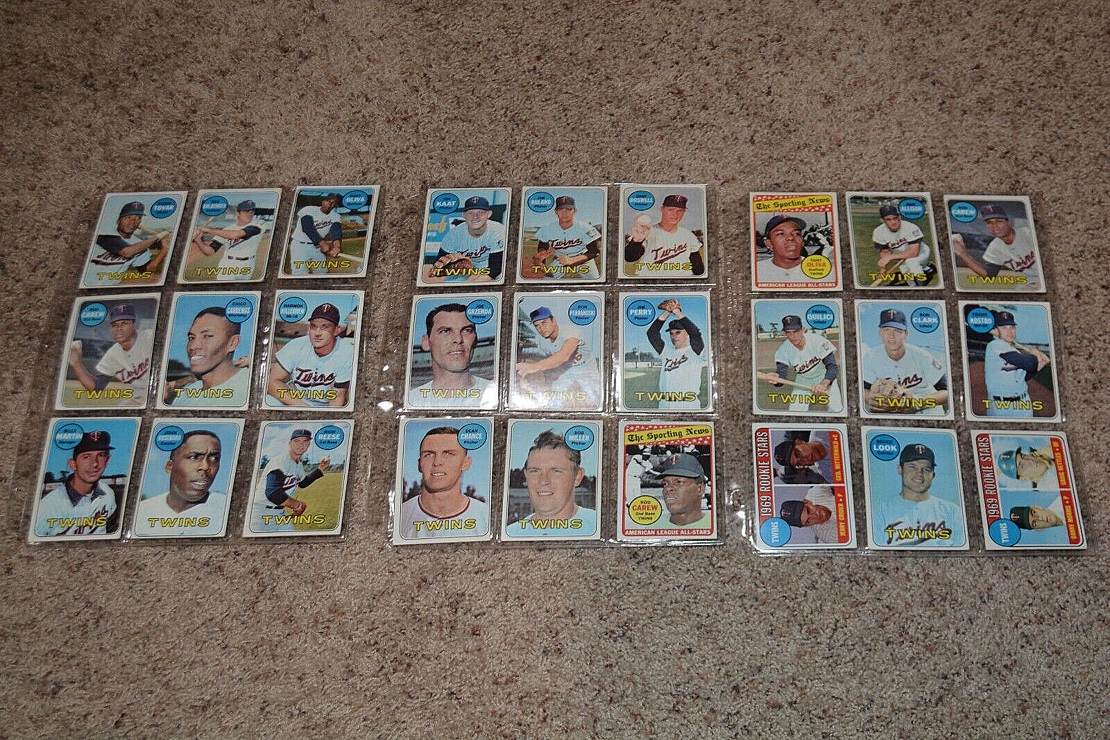 Minnesota Twin Baseball Cards