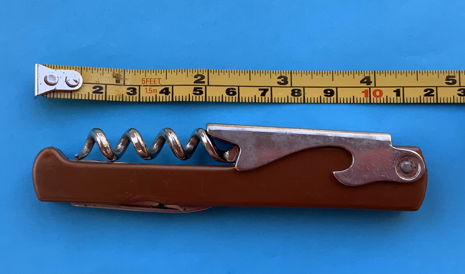 Vintage Corkscrew 3WAY Wine Key Bottle Opener Pocket Knife FRANMARA