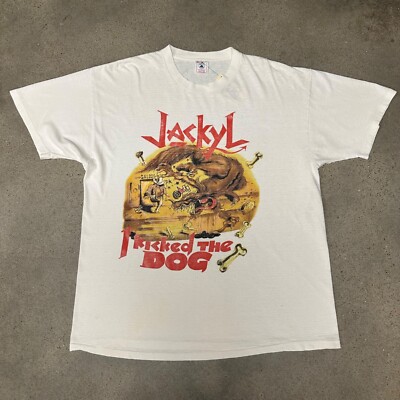 Vintage 90s Jackyl I Kicked The Dog Band Shirt | eBay