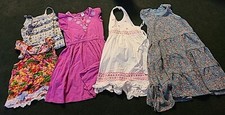 Lot of 9 Girls 6 Dresses, Skirts, Shirts, Shorts, Sun Dresses, Clothes