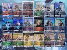 FINAL FANTASY TCG FFTCG OPUS 1 I COMPLETE FOIL SET CLOUD SEPHIROTH TIFA