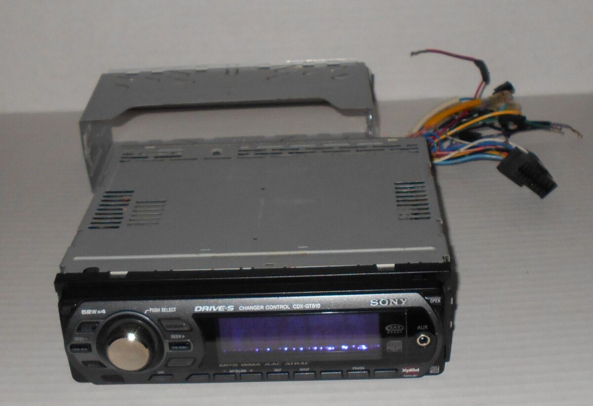 Sony Xplod CDX-GT510 52Wx4 FM/AM CD Player Drive S Changer Sony Xplod CDX-GT510 52Wx4 FM/AM CD Player Drive S Changer