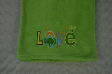 Step by Step Green Love Baby Blanket Yellow Bird Elephant Stars Blue Orange