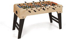 Calcio Balilla F3 Con Gambe Pieghevoli, Acero, Aste Uscenti